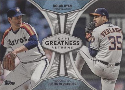 2019 Topps - Justin Verlander Nolan Ryan #GR-1
