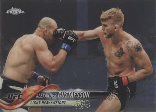 2018 Topps Chrome UFC - Alexander Gustafsson #81