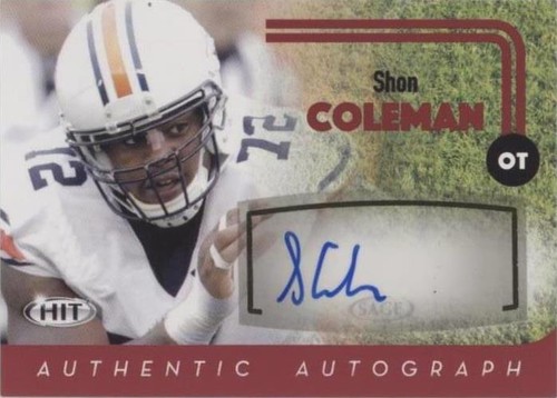 2016 SAGE Hit Shon Coleman #A13