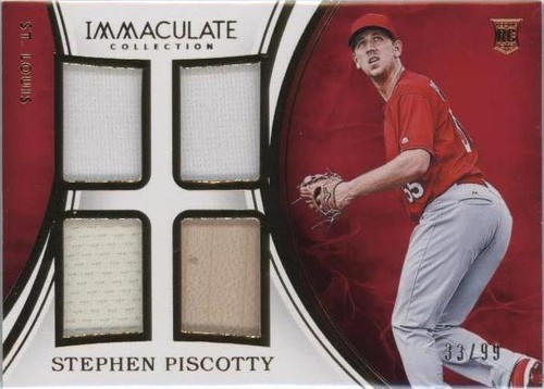 2016 Panini Immaculate Collection - Stephen Piscotty #IQ-SP