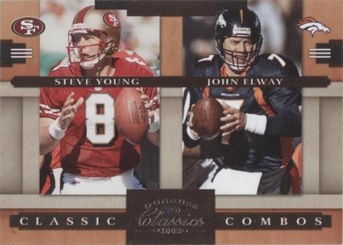 2008 Classics Classic Combos Steve Young/John Elway #CC-11
