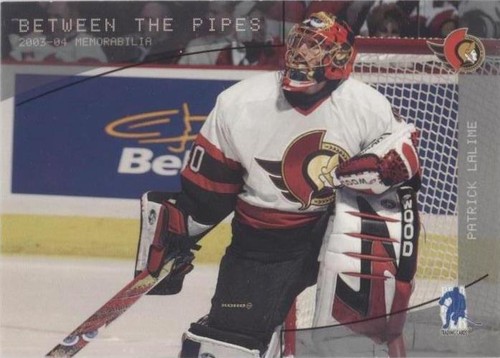 2003-04 In the Game Be A Player Memorabilia - Patrick Lalime #152