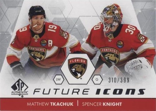 2022-23 SP Authentic - Matthew Tkachuk Spencer Knight #FI-13