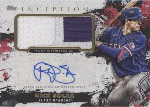 2021 Topps Inception - Nick Solak #APC-NS