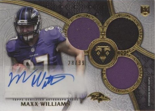2015 Topps Triple Threads Maxx Williams #132