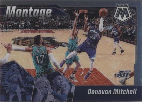2022-23 Panini Mosaic Donovan Mitchell Thunder Road Green