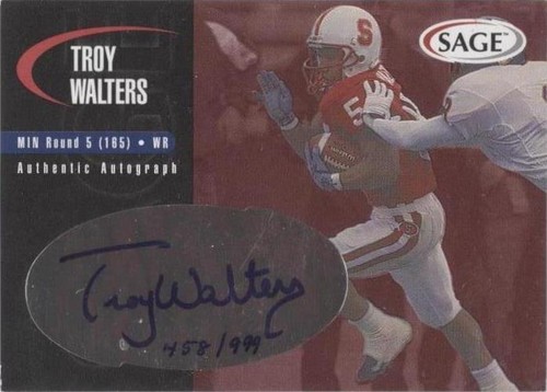 2000 Sage Troy Walters #A48