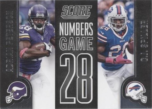 2014 Score Adrian Peterson C.J. Spiller #NG31