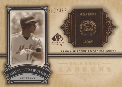 2005 SP Legendary Cuts - Darryl Strawberry #CC-DS