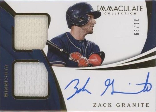2018 Panini Immaculate Collection - Zack Granite #RDM-ZG