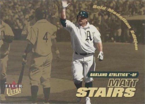 2001 Fleer Ultra - Matt Stairs #132G