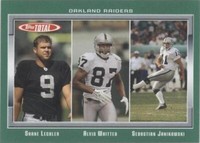 2006 Topps Total Alvis Whitted Sebastian Janikowski Shane Lechler #100