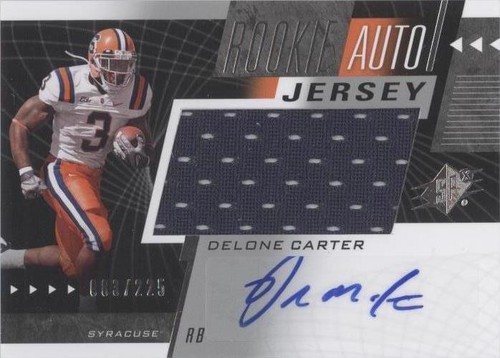 2011 SP Authentic Delone Carter #71