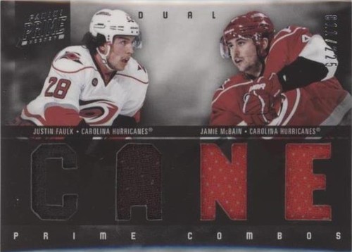 2011-12 Panini Prime - Jamie McBain Justin Faulk #20