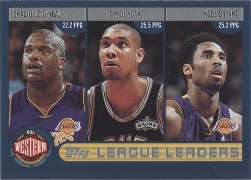 2002-03 Topps - Kobe Bryant/Allen Iverson/Paul Pierce/Shaquille O'Neal/Tim Duncan/Tracy McGrady #179