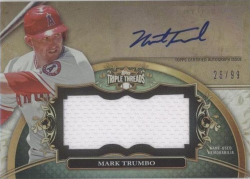 2013 Topps Triple Threads - Mark Trumbo #UAJR-MT1
