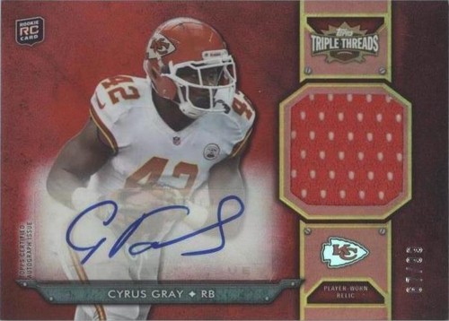 2012 Topps Triple Threads Cyrus Gray #TTRAR-58