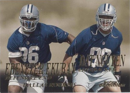 1999 Skybox Dominion Dat Nguyen Ebenezer Ekuban #224