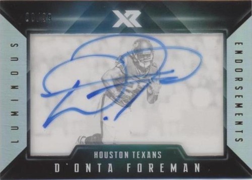 2017 Panini XR D'onta Foreman #LE-DF
