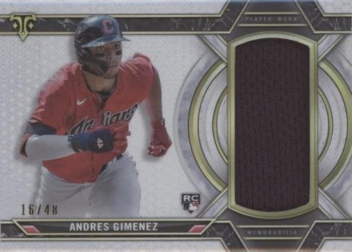 2021 Topps Triple Threads - Andres Gimenez #SJR-AG