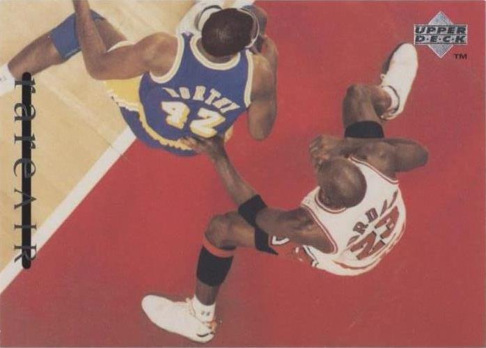 1994 Upper Deck Michael Jordan Rare Air Tribute Set - James Worthy/Michael Jordan #17