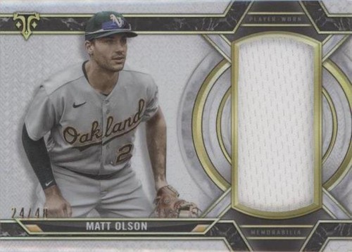 2021 Topps Triple Threads - Matt Olson #SJR-MO