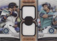 2018 Topps Tribute - Nelson Cruz Robinson Cano #DR-CC
