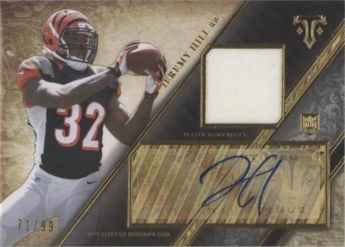 2014 Topps Triple Threads Jeremy Hill #TTRAR-35