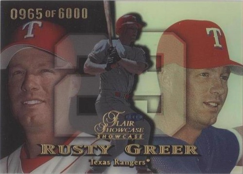 1999 Flair Showcase - Rusty Greer #121