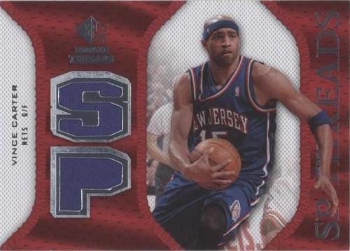 2007-08 SP Rookie Threads - Vince Carter #SP-VC