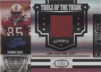 2007 Playoff Absolute Memorabilia Vernon Davis #TOT-142