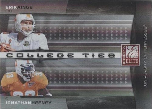 2008 Donruss Elite Erik Ainge Jonathan Hefney #CTC-1