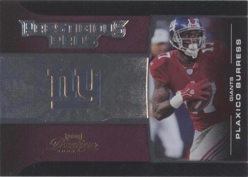 2008 Prestige Plaxico Burress #PPR-49