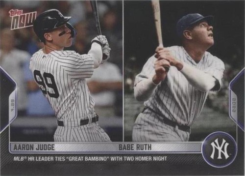 2022 Topps Now - Aaron Judge Babe Ruth #613