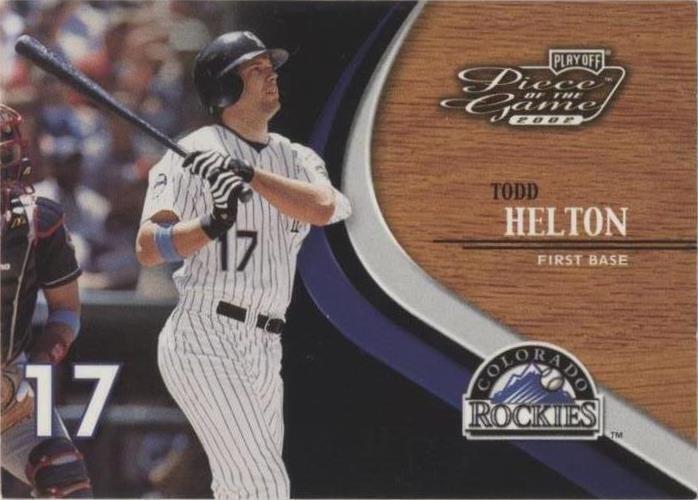 Pieza del juego de playoffs 2002 - Todd Helton #34