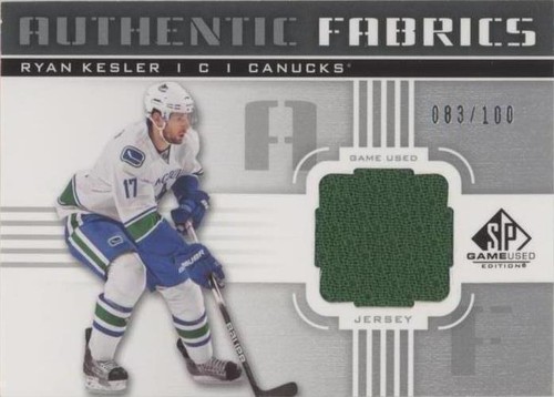 2011-12 SP Game Used Edition - Ryan Kesler #AF-RK