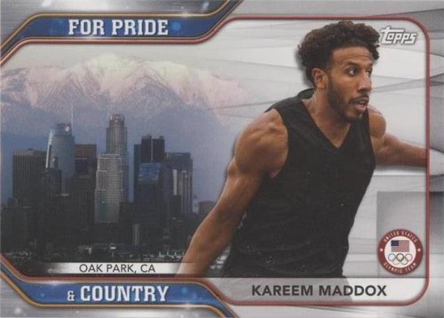 2021 Topps U.S. Olympic & Paralympic Team and Hopefuls - Kareem Maddox #PC-1