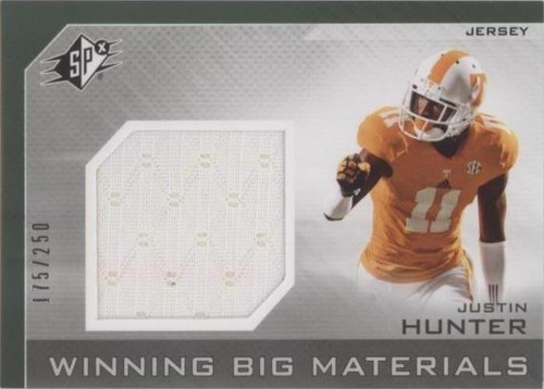 2013 SPx Justin Hunter #WB-HU