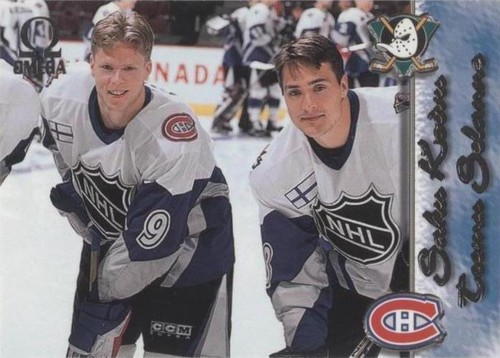 1997-98 Pacific Omega - Saku Koivu Teemu Selanne #247