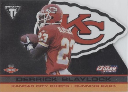 2001 Pacific Private Stock Titanium Postseason Derrick Blaylock #P47