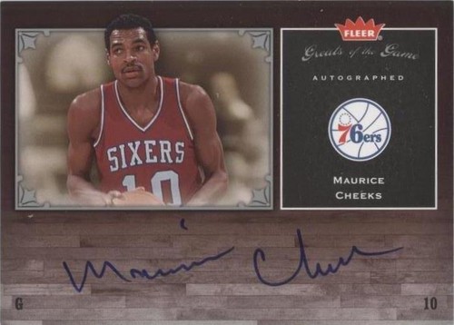 2005-06 Fleer Greats of the Game - Maurice Cheeks #GG-MC