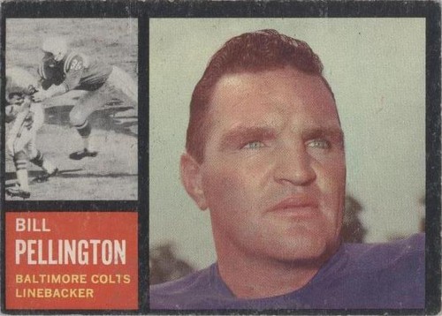 1962 Topps Bill Pellington #9