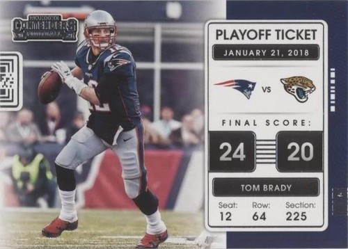 2021 Panini Contenders Tom Brady #PLT-TOM