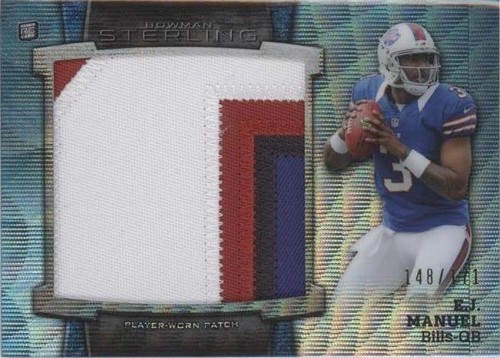 2013 Bowman Sterling EJ Manuel #BSJRP-EJM