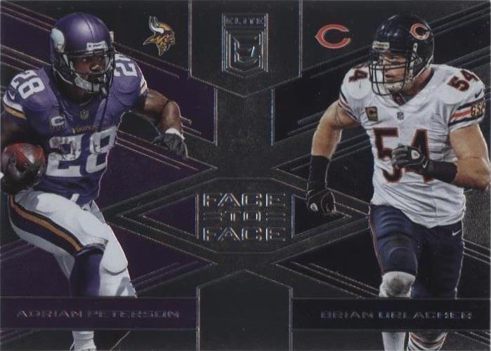 2017 Donruss Elite Adrian Peterson Brian Urlacher #14