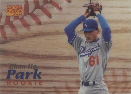 96 Sport Flix ROOKIE RC HOLOVIEW Card # 128 CHAN HO PARK LA