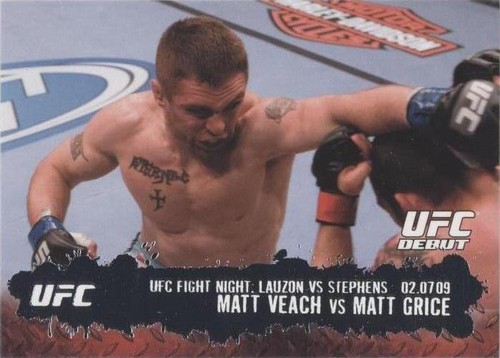 2009 Topps UFC Round 2 - Matt Grice Matt Veach #126