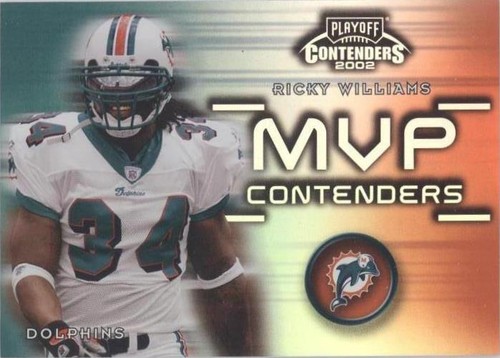 2002 Playoff Contenders Ricky Williams #MVP-3