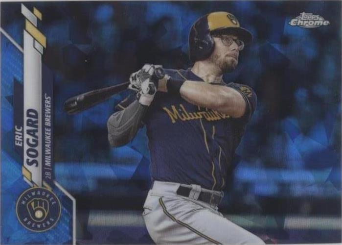 2020 Topps Chrome Sapphire Edition - Eric Sogard #697