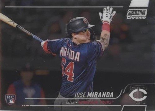 2022 Topps Stadium Club Chrome - Jose Miranda #382